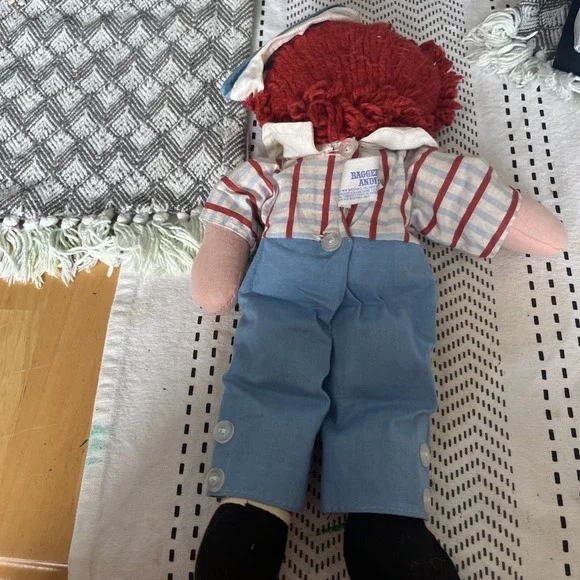 Vintage Knickerbocker 14" Raggedy Andy Original Doll - Picture 4 of 6